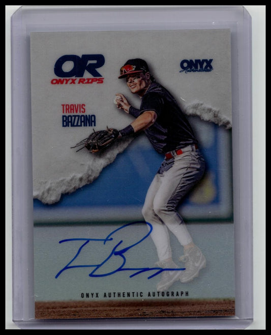 2025 Onyx Rips #RAB-TRBA Travis Bazzana Auto On Card