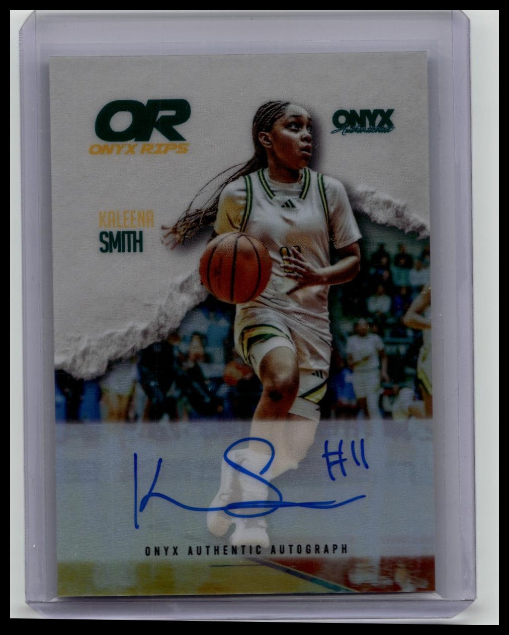 2025 KALEENA SMITH Onyx RIPS Authenticated RC AUTO Ontario Christian HS