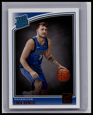 Luka Doncic Rookie 2018-19 Panini Donruss #177 Rated Rookie RC