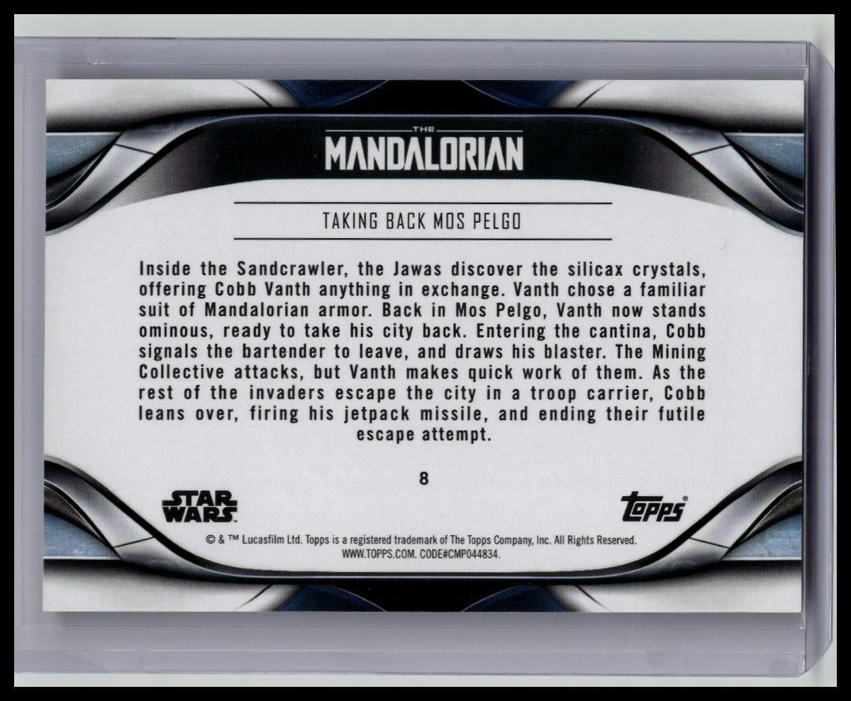 Topps The Mandalorian Taking Back Mos Pelgo /50