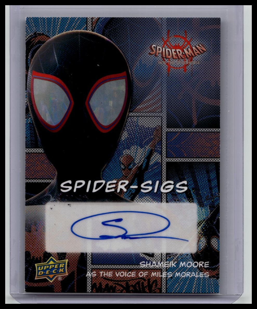 2022 Marvel Spider-Man: Into the Spider-Verse Shameik Moore Auto
