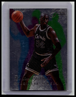 1994-95 Fleer Shaquille O’Neal Center Spotlight Insert #4 of 6 Orlando Magic NBA Card