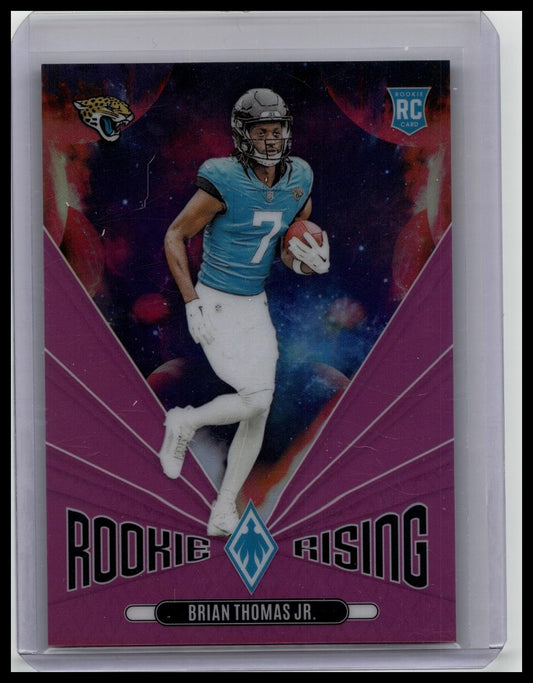 2024 Panini Phoenix - Rookie Rising Brian Thomas Jr. #RR-BTJ Pink Holo /80 Jags