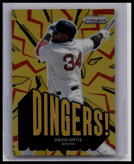 2025 Panini Prizm Baseball Dingers #8 David Ortiz /10