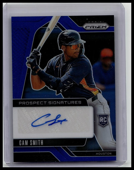 2025 Panini Prizm Cam Smith Prospect Signatures Blue Rookie Auto 04/49
