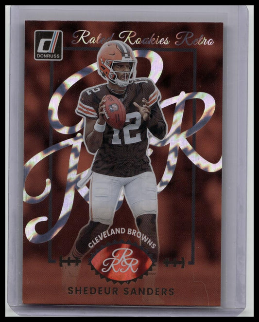 2025 Donruss Football Shedeur Sanders Rated Rookie Retro