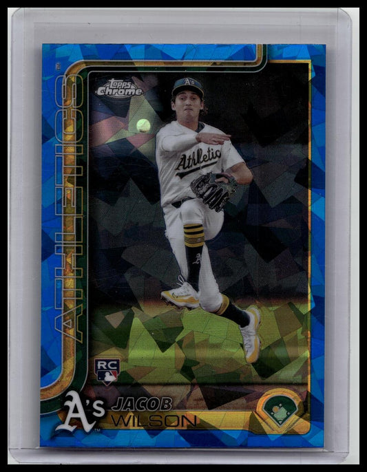 2025 Topps Chrome Sapphire Jacob Wilson RC Rookie ATHLETICS