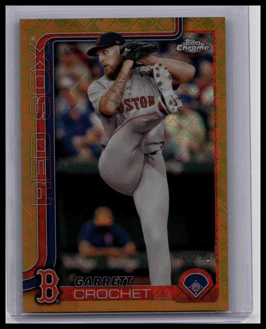2025 Topps Chrome Logofractor - Garrett Crochet #264 Gold Refractor /50