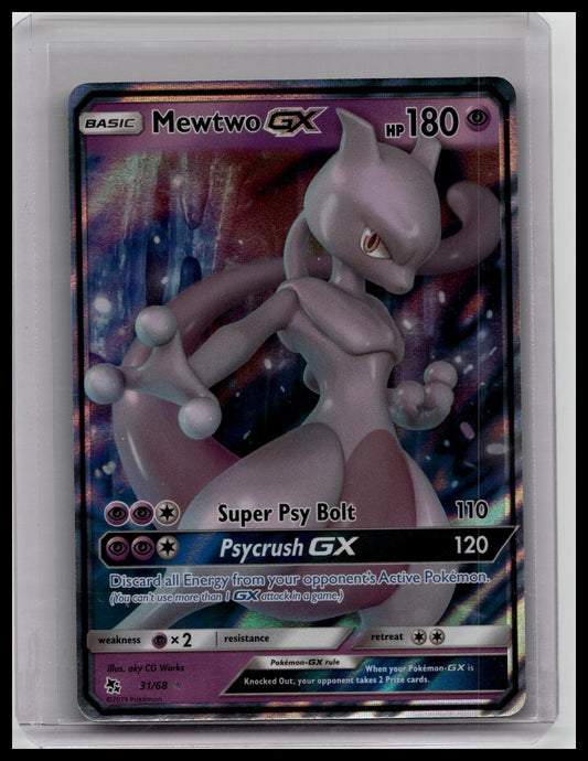 Mewtwo GX 31/68 - Hidden Fates Ultra Rare - Pokémon TCG