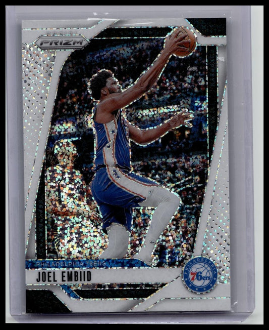 2024-25 Panini Prizm - Joel Embiid #28 White Sparkle Prizm