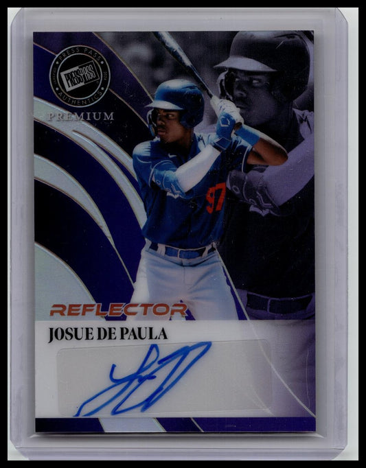 2024 Leaf Press Pass Premium - Auto - Autograph - Josue De Paula 4/6