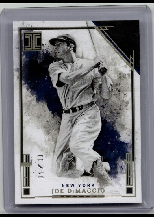 2025 Panini Impeccable Baseball #28 JOE DIMAGGIO #'d 4/10