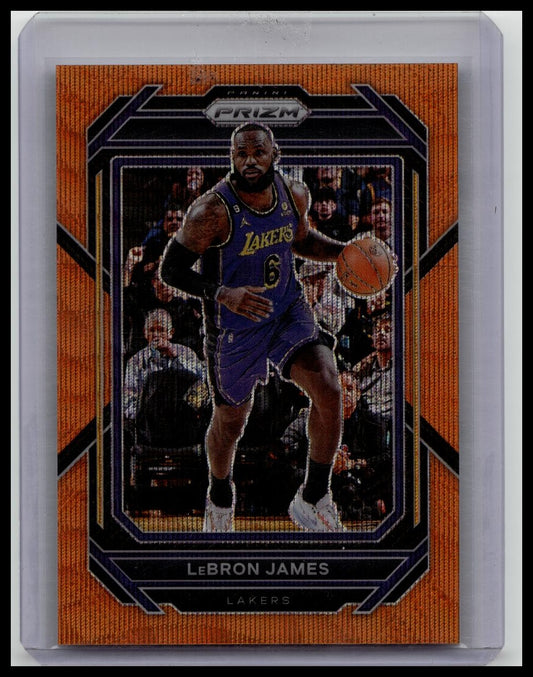 2022-23 Panini Prizm LeBron James #134 Orange Wave /60