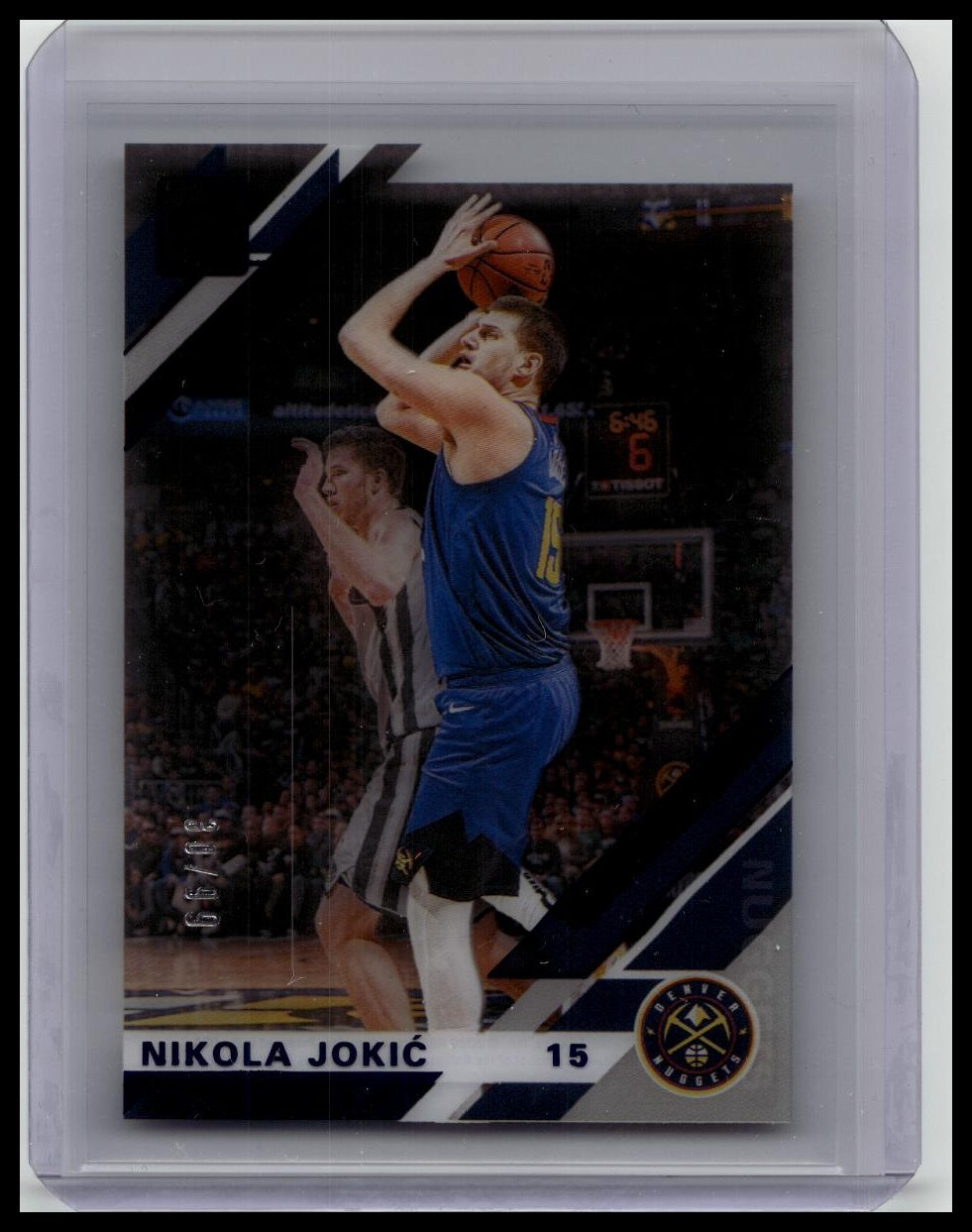 2019-20 Panini Clearly Donruss Blue /99 Nikola Jokic #11