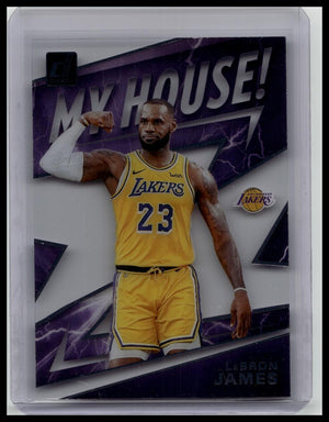 2019-20 Panini Clearly Donruss My House #6 LeBron James LAKERS