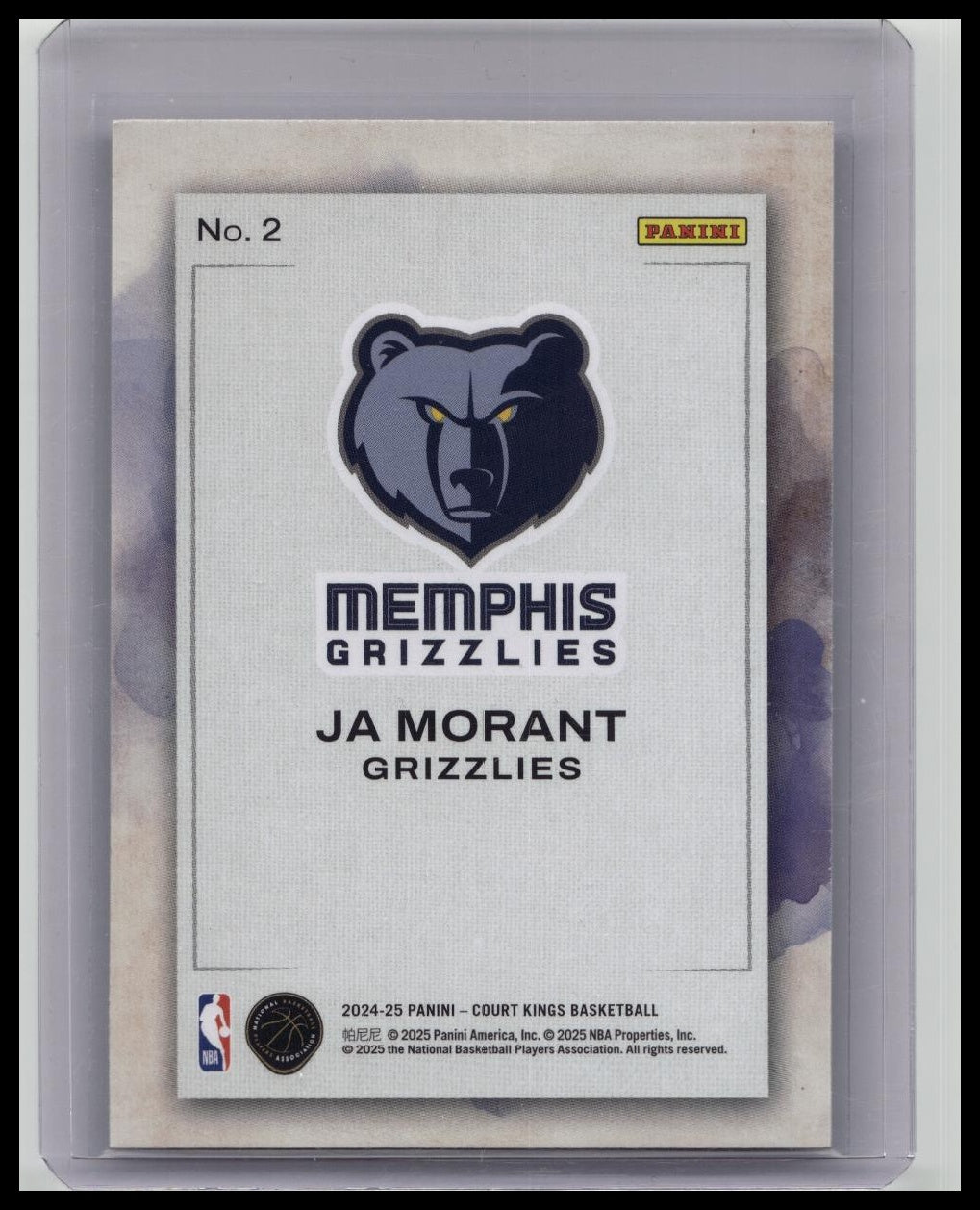 Ja Morant Water Color 2024-25 Panini Court Kings