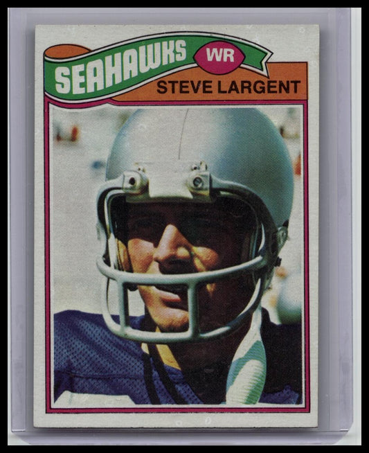 1977 Topps Football #177 STEVE LARGENT NFL Seattle Seahawks ROOKIE HOF
