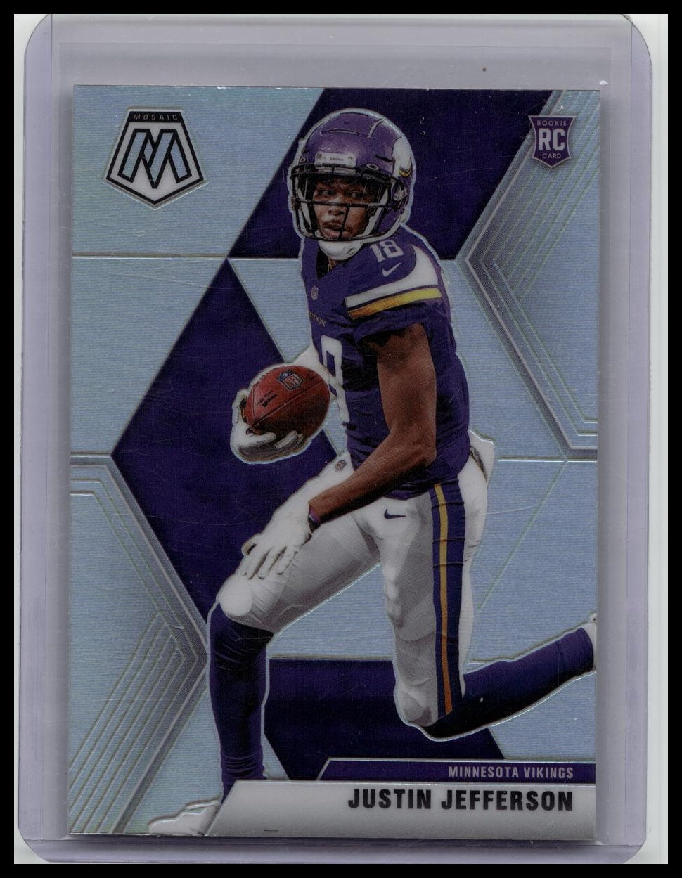 2020 Panini Mosaic - Rookies Justin Jefferson #209 Silver Prizm (RC)