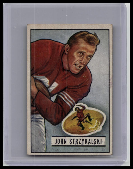 1951 Bowman JOHN STRZYKALSKI San Francisco 49ers #69