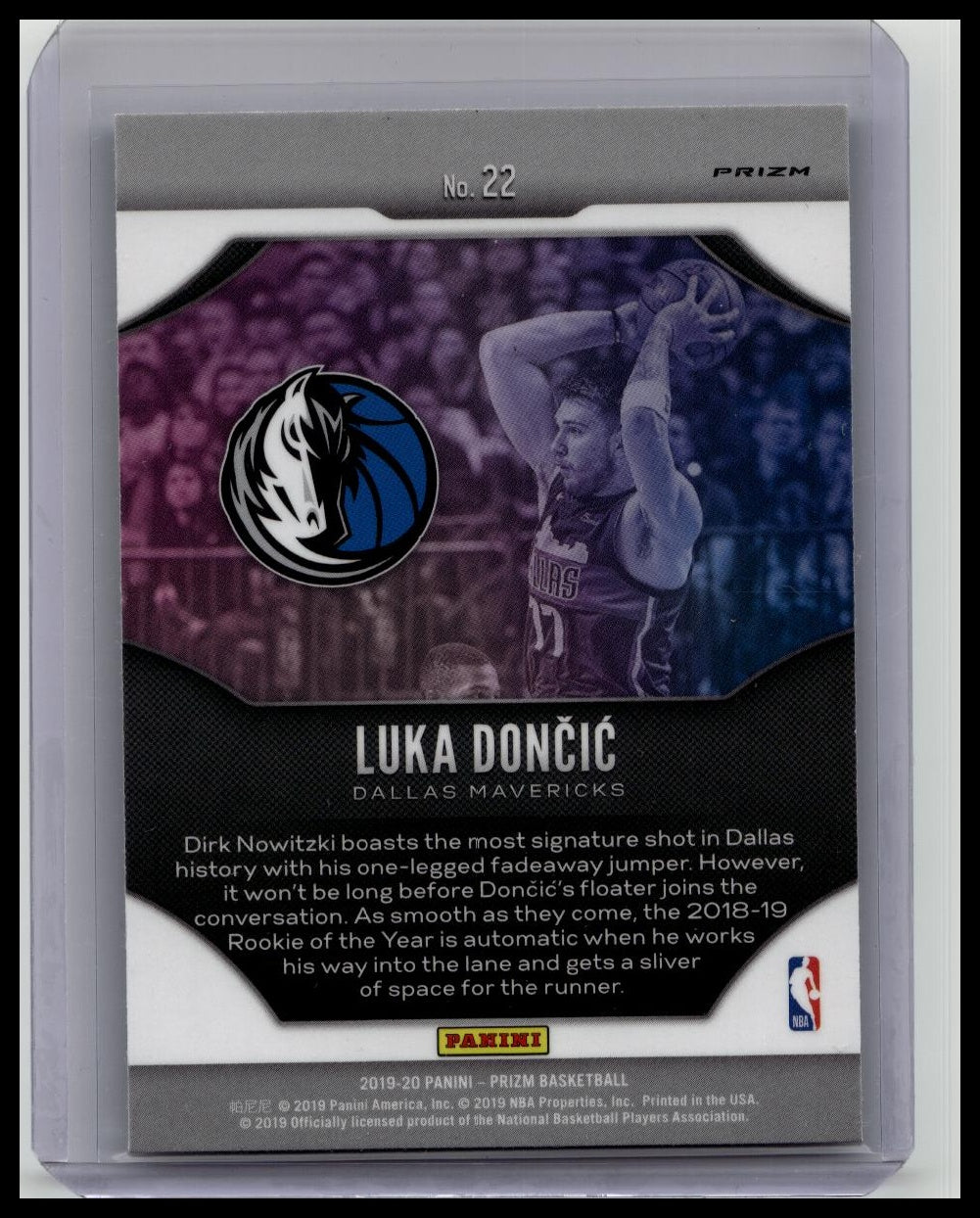 2019-20 Prizm Fast Break Luka Doncic SILVER DISCO Fireworks #22