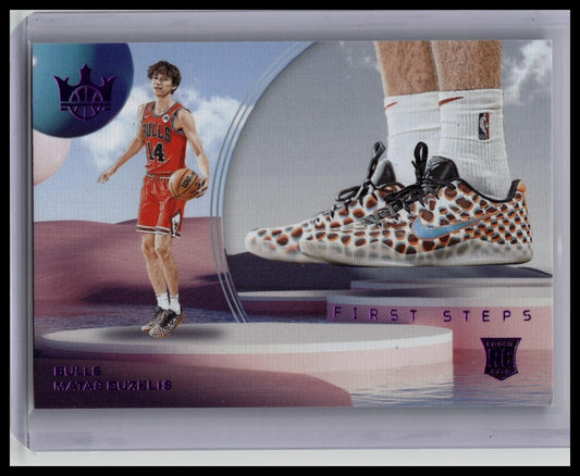 2024-25 Panini Court Kings Matas Buzelis First Steps Pink Parallel /99 #5