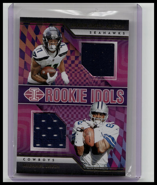 2023 Panini Illusions PATCH Jaxon Smith-Njigba Michael Irvin Rookie Idols Relic