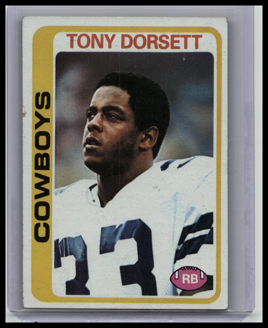1978 Topps Football Tony Dorsett #315 Rookie HOF