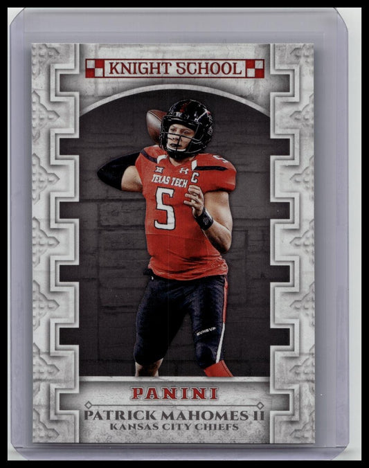 2017 Panini Football- Knight School Patrick Mahomes II Rookie Card # KNS-PM (RC)