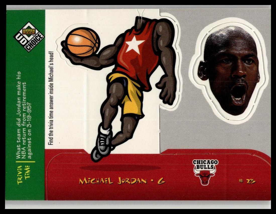 1998-99 Upper Deck UD Choice - Mini Bobbing Heads Michael Jordan #30