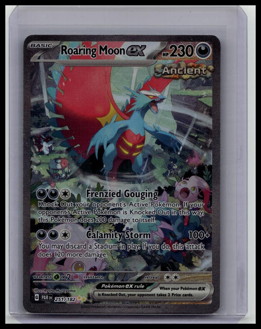 2023 Pokemon Paradox Rift #251/182 Roaring Moon Ex