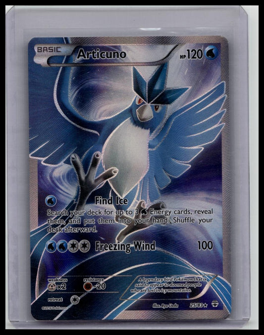 Pokemon Articuno 25/83 Generations Full Art Holo