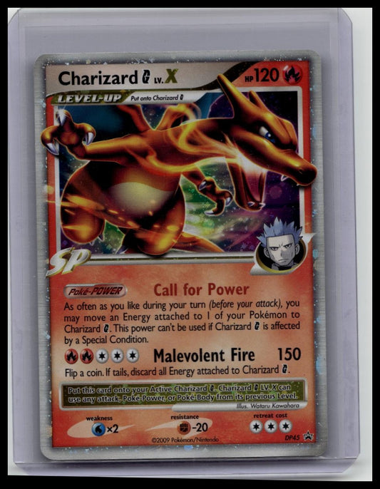 2007 Pokemon Diamond & Pearl Black Star Promo Dp45 Charizard G Lv.X