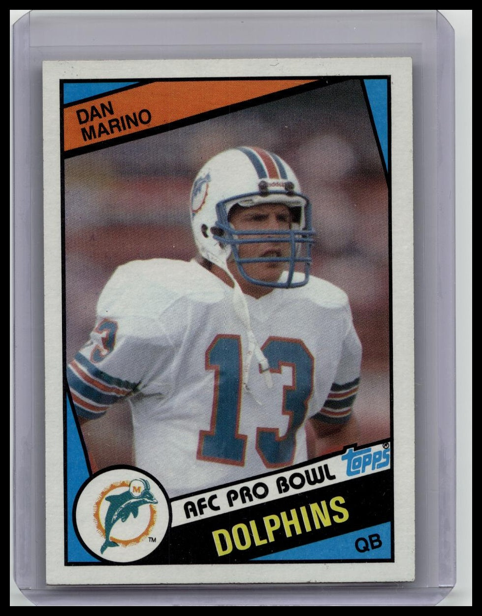 1984 TOPPS #123 DAN MARINO ROOKIE CARD RC MIAMI DOLPHINS HOF