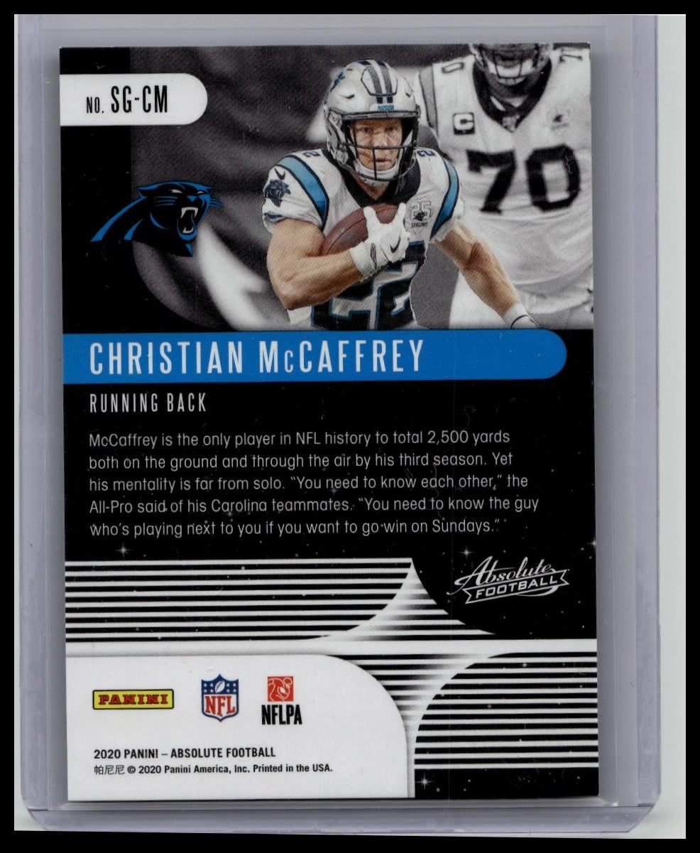 2020 Absolute Christian McCaffrey Star Gazing Blue /50