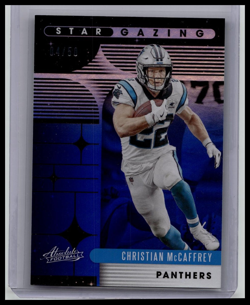 2020 Absolute Christian McCaffrey Star Gazing Blue /50