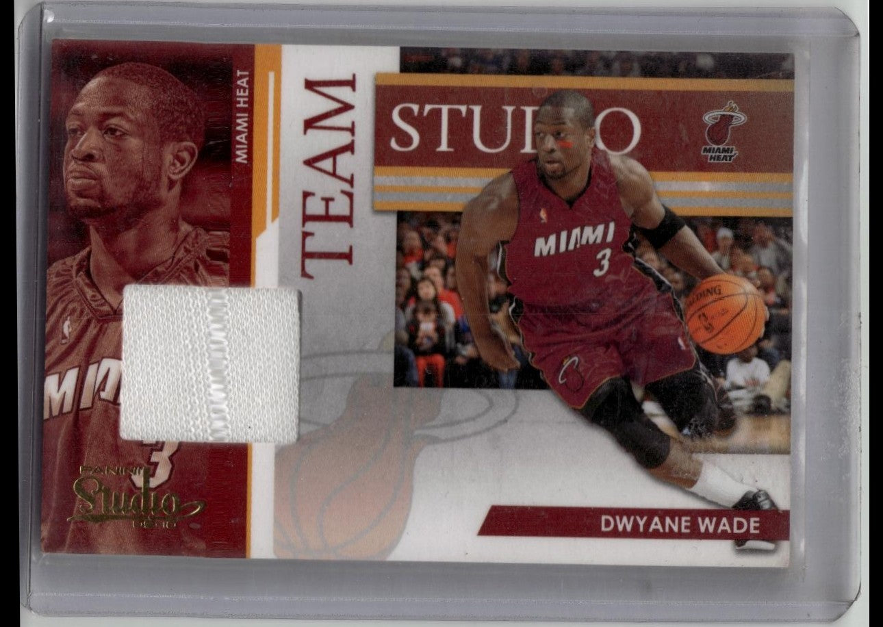 2009-10 Studio Team Studio Dual Jersey Dwyane Wade Daequan Cook /249