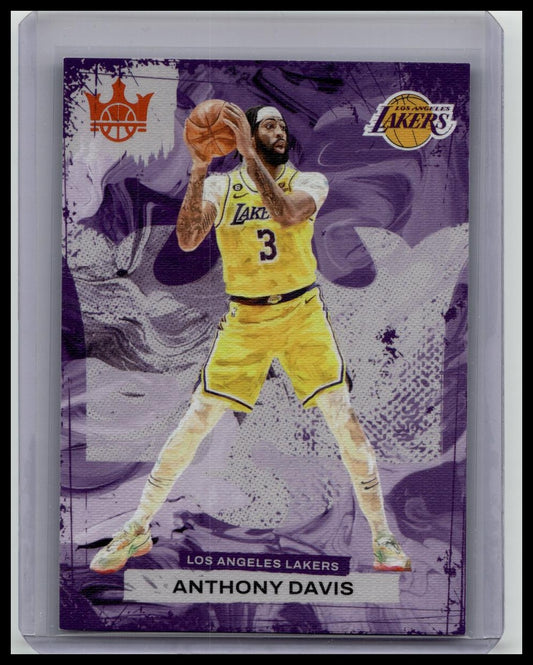 2023-24 Panini Court Kings #20 Anthony Davis Amber #/75