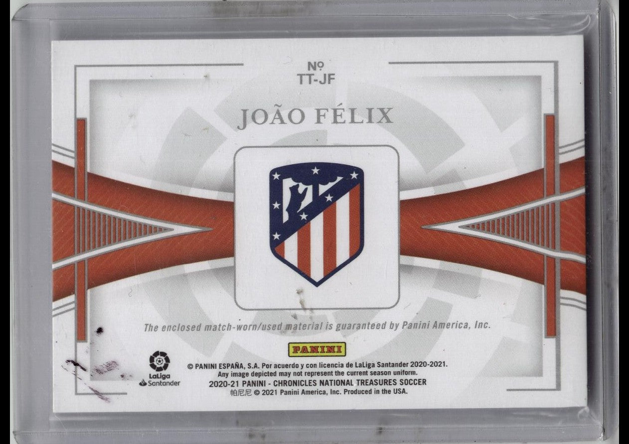 2020-21 Panini National Treasures Treasured Threads Joao Felix /99
