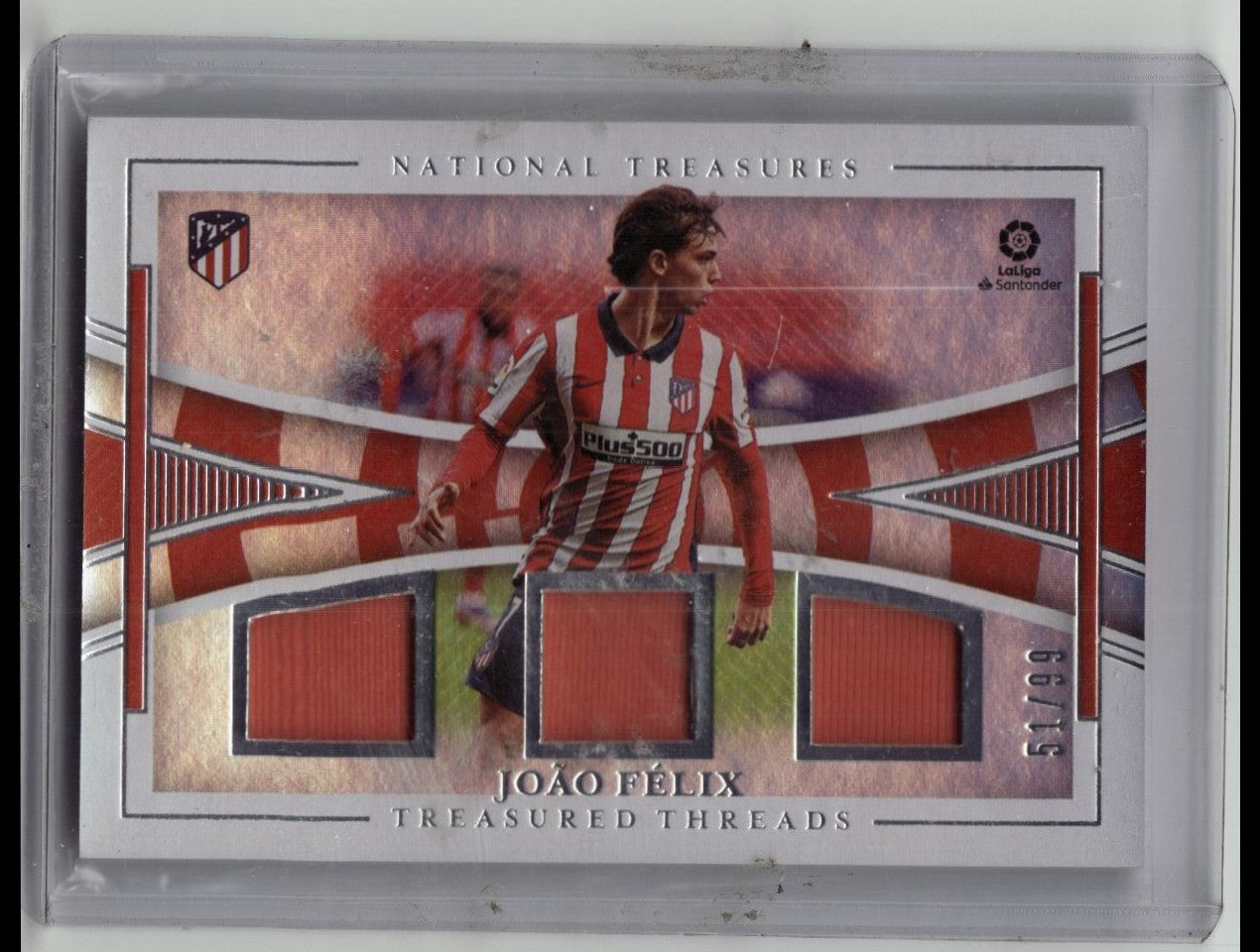 2020-21 Panini National Treasures Treasured Threads Joao Felix /99