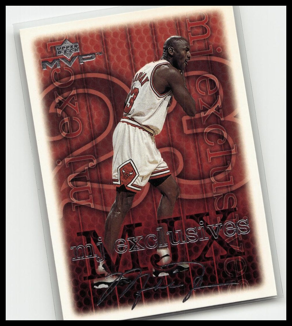 1999-00 Upper Deck MVP MJ Exclusives Silver Script Michael Jordan #189 HOF