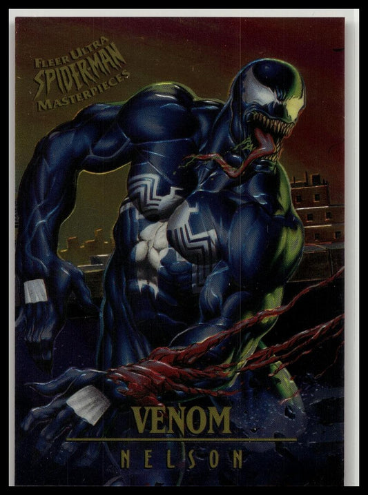 1995 Fleer Ultra Spider-Man Masterpieces Limited Edition Venom #7 Nelson