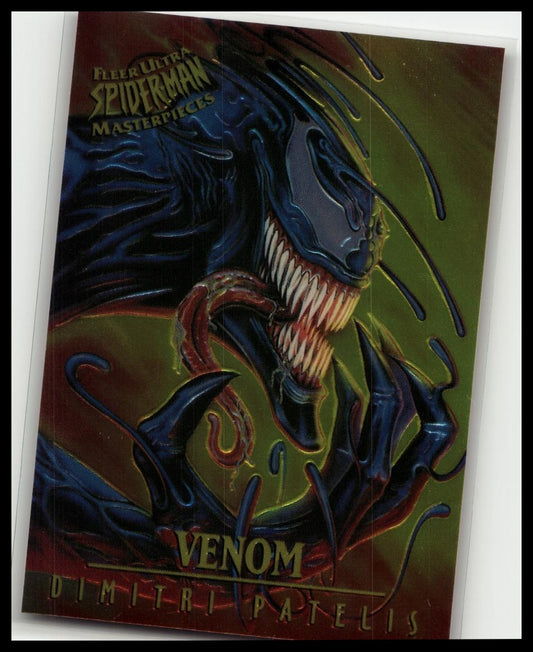 1995 Marvel Fleer Ultra Spider-Man Masterpieces Limited Edition Venom #8 of 9