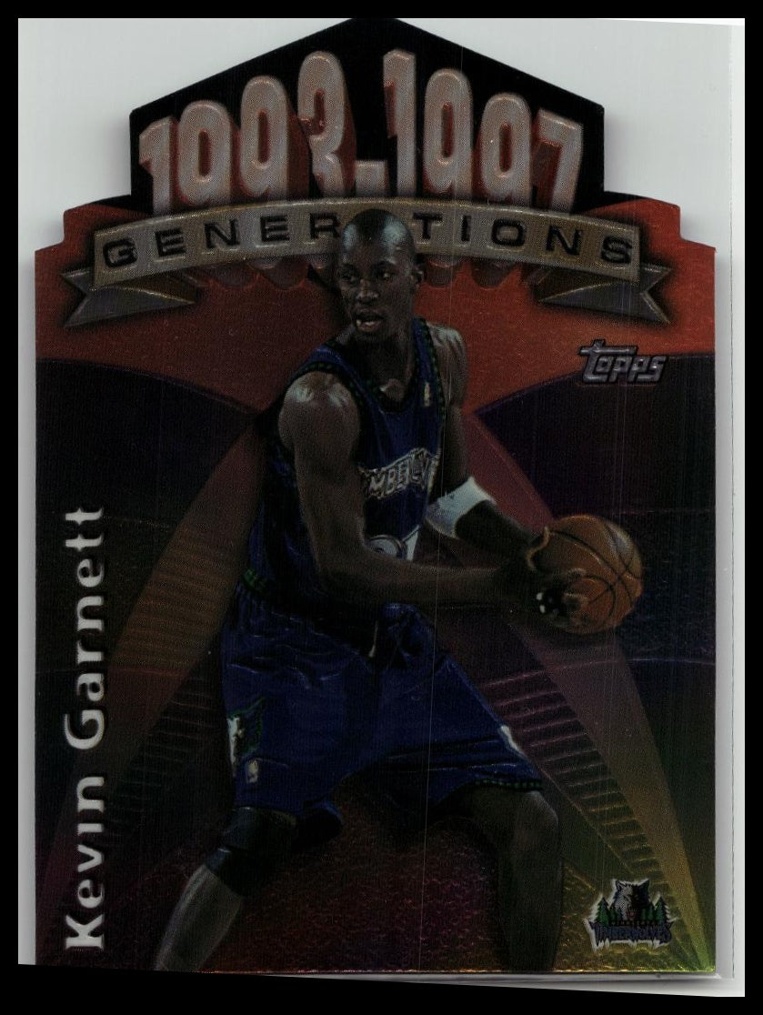 1997-98 Topps - Generations Die-Cut #G23 Kevin Garnett HOF