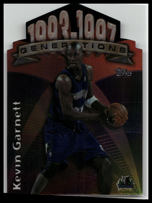1997-98 Topps - Generations Die-Cut #G23 Kevin Garnett HOF