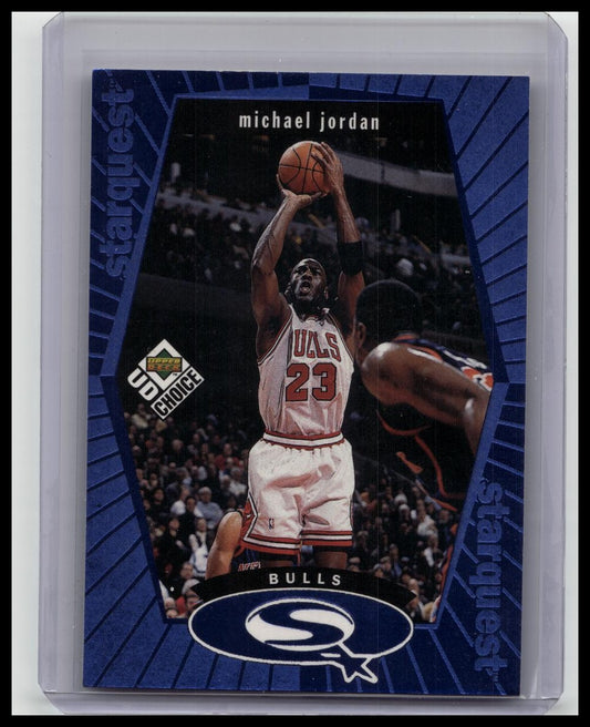 MICHAEL JORDAN 1998-99 UD Choice StarQuest Blue