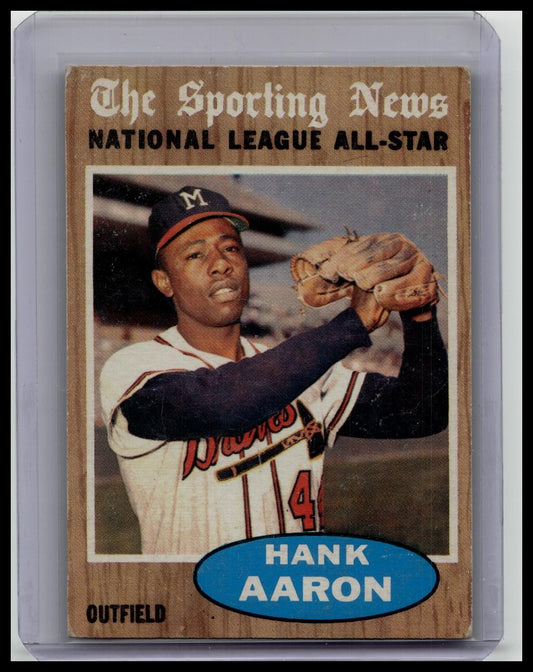 1962 Topps #394 Hank Aaron