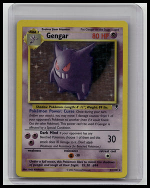 2002 POKEMON LEGENDARY COLLECTION #11/110 GENGAR HOLO
