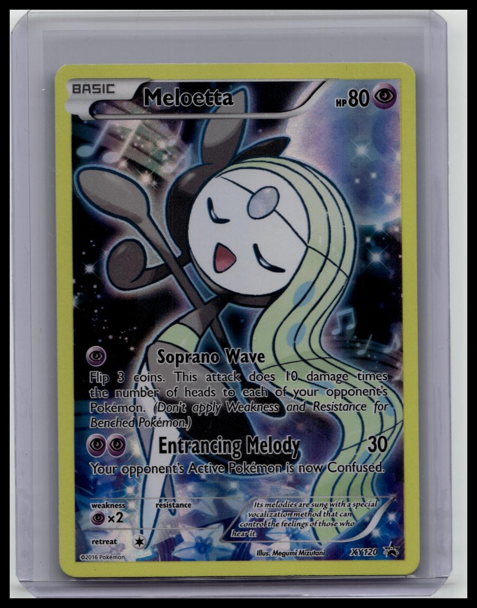Meloetta Pokemon XY Black Star Promo XY120