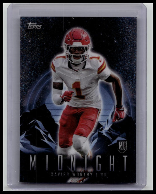 2024 TOPPS MIDNIGHT WINTER SOLSTICE #47 XAVIER WORTHY ROOKIE RC 35/35