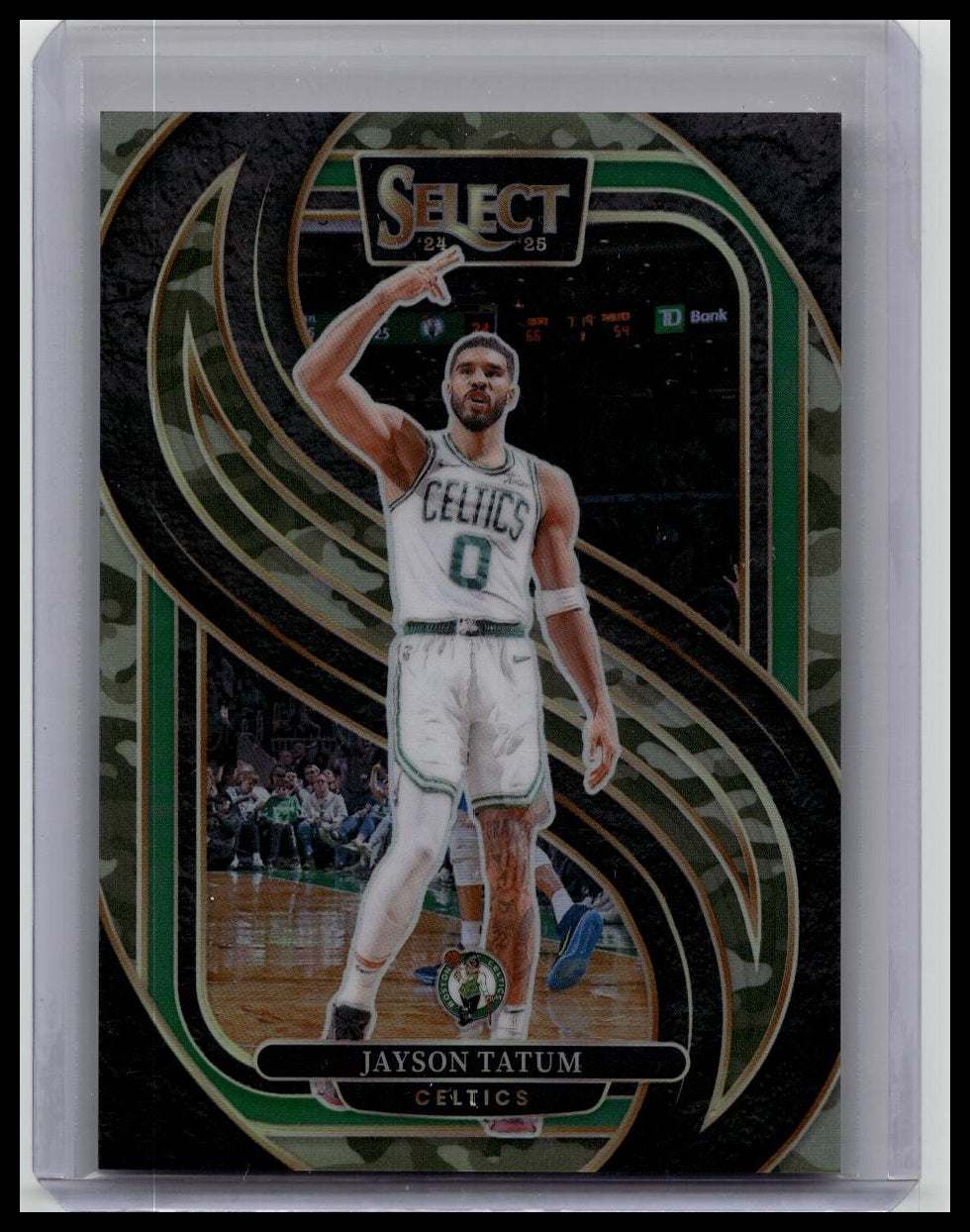 Jayson Tatum 2024-25 Panini Select 111/125 Camo Premier Level #110